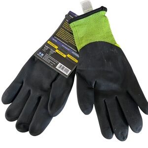 Watson Gloves Work Cold War Stealth #9392 Size XL Insulated Liner Green Black
